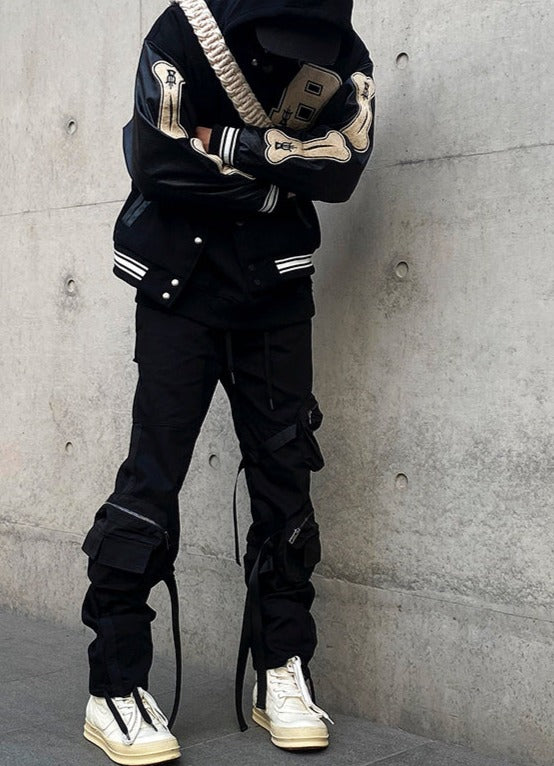 1620193867828 Three-Dimensional Cut Straight Overalls With Straps And Floating Rope